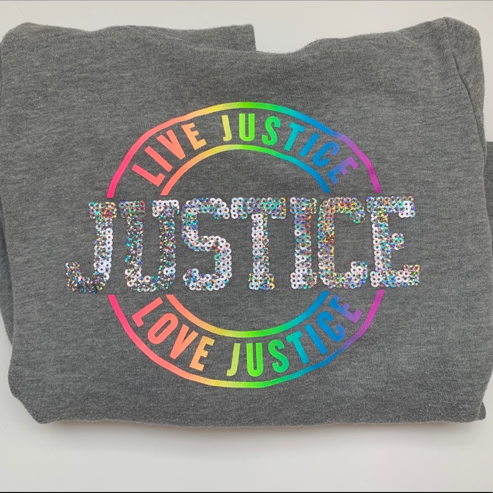 Justice sweatshirt